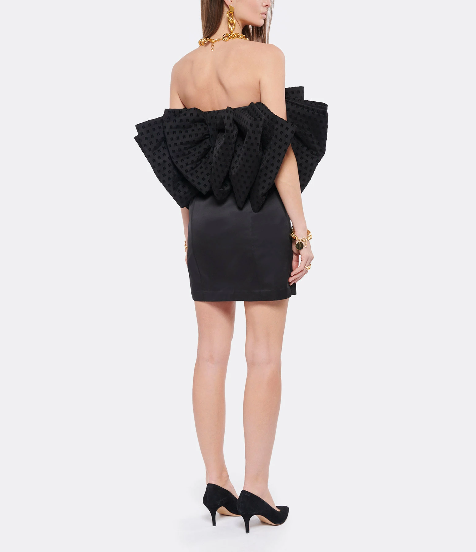 ROTATE Robe Nathalie Noir 5 ROTATE Robe Nathalie Noir - Image 5