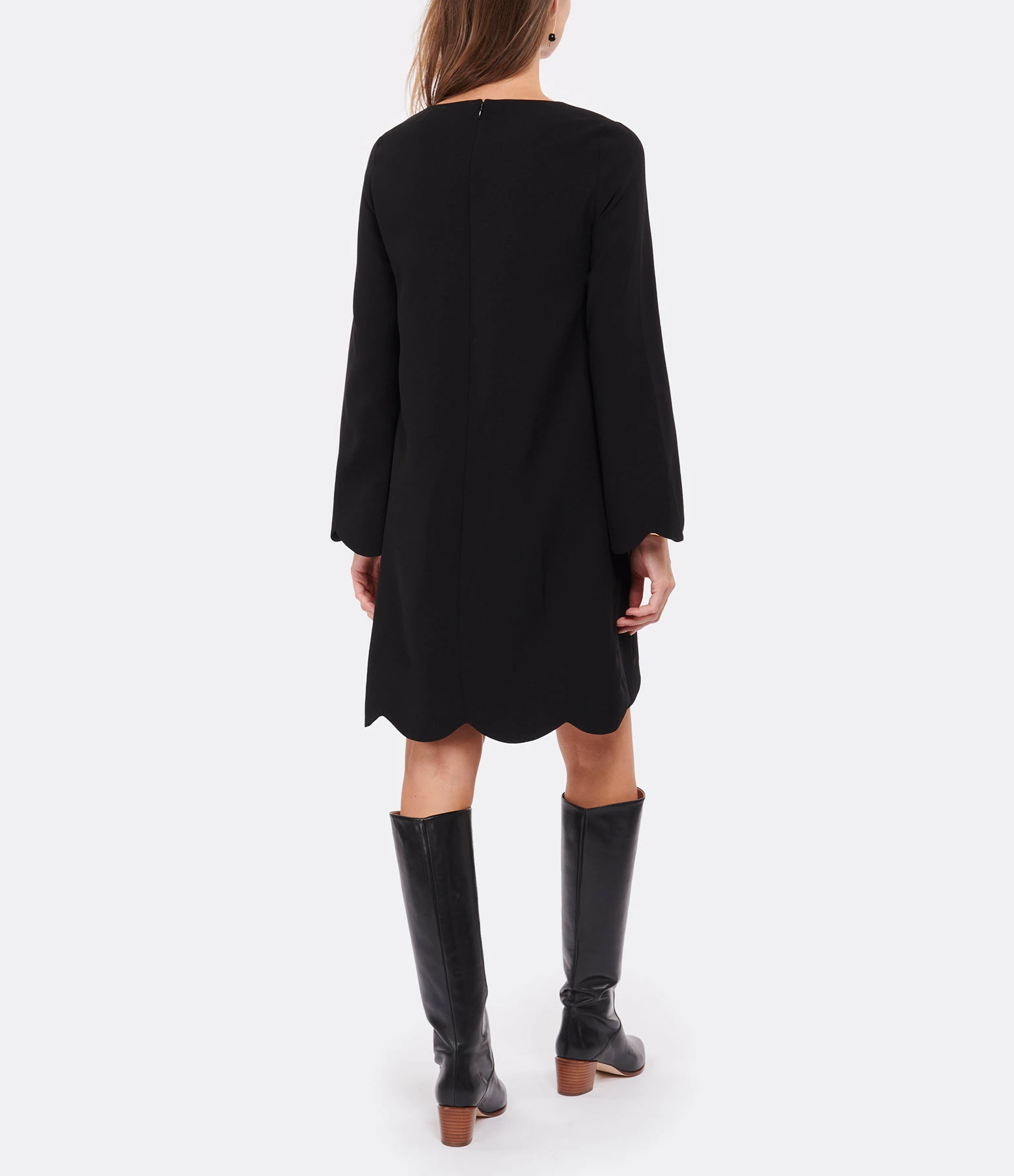 TARA JARMON Robe Ruoda Noir 3 TARA JARMON Robe Ruoda Noir - Image 3