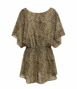 JEANNE VOULAND Robe Daho Smock Léopard