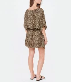 JEANNE VOULAND Robe Daho Smock Léopard -Boutique UGG unnamed file 2823