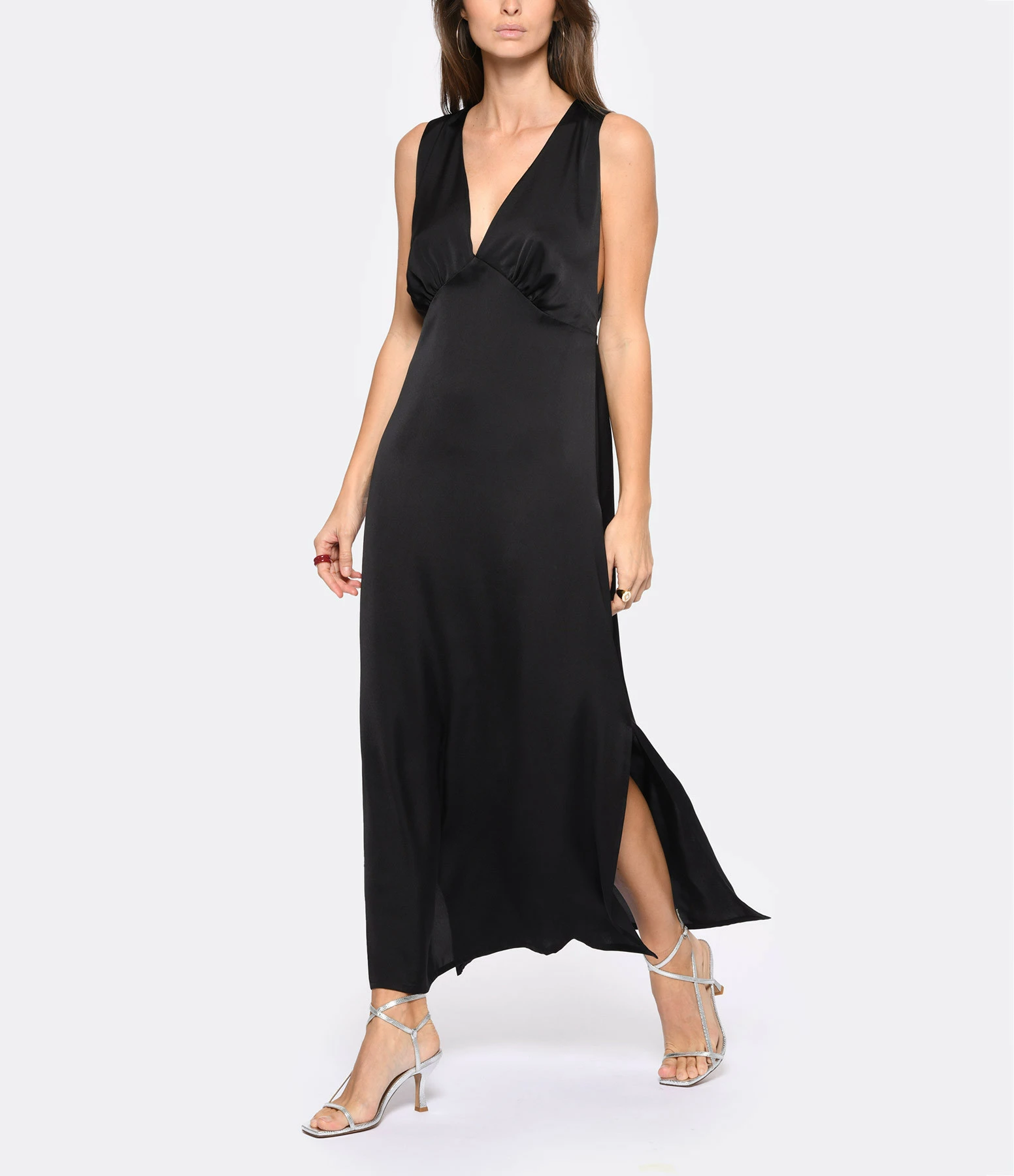 ELOAB Robe Longue Inaya Noir 3 ELOAB Robe Longue Inaya Noir - Image 3