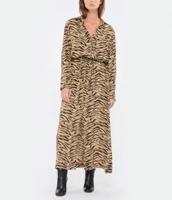 Alternative view of ZADIG & VOLTAIRE Robe Radial Tigre Naturel