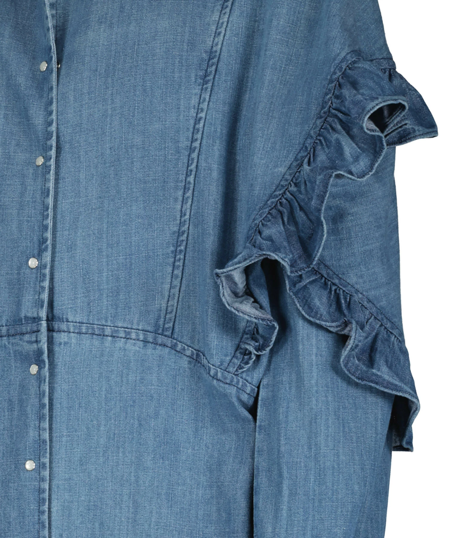 ROSEANNA Robe Like Coton Denim 2 ROSEANNA Robe Like Coton Denim - Image 2