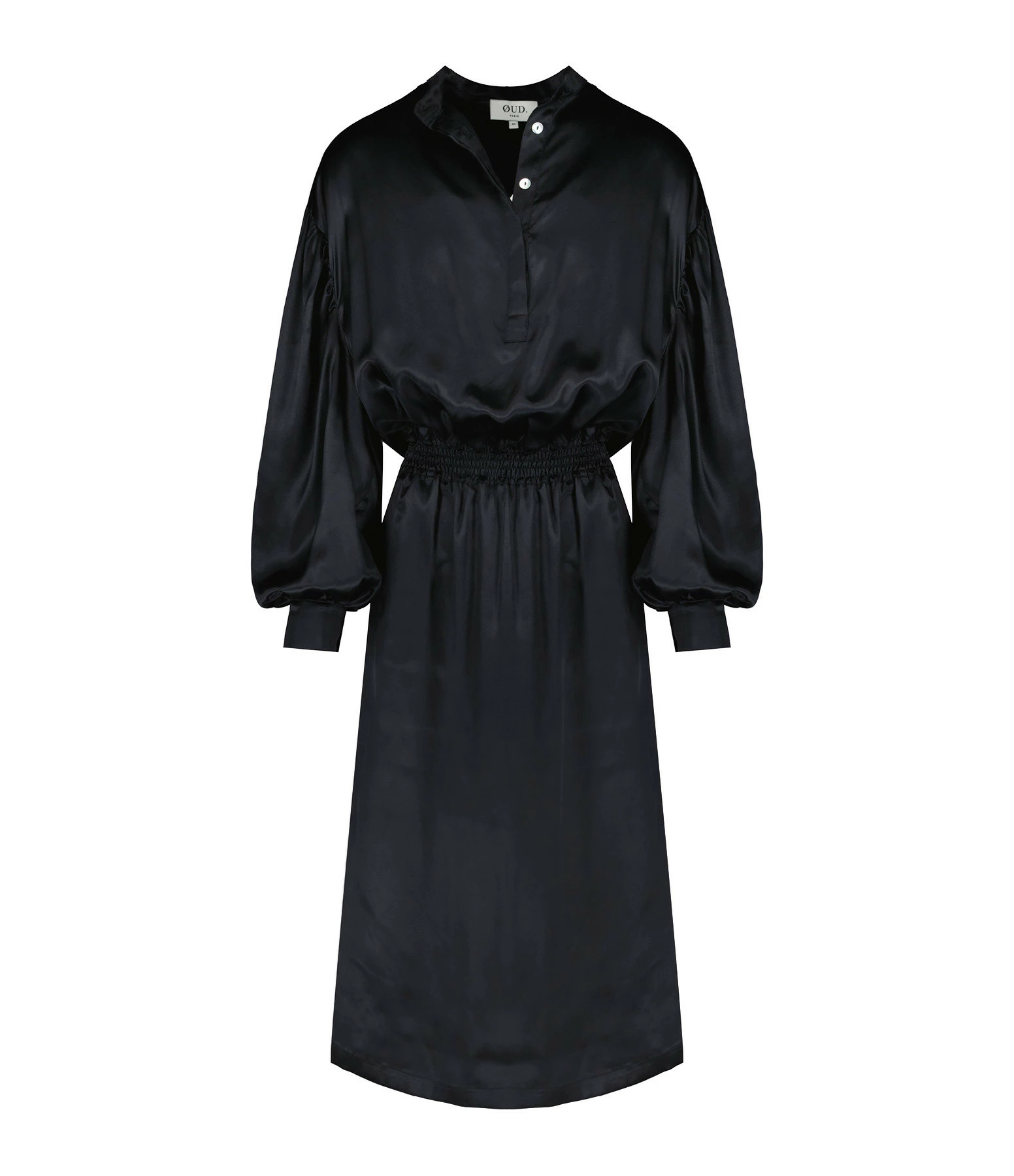 OUD Robe Juliette Soie Noir 1 OUD Robe Juliette Soie Noir
