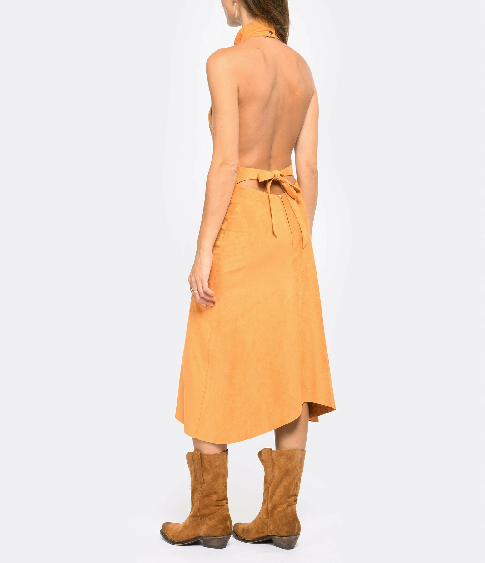 ISABEL MARANT Robe Calypso Caramel 4 ISABEL MARANT Robe Calypso Caramel - Image 4