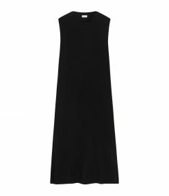 CLOSED Robe Sans Manches Laine Noir