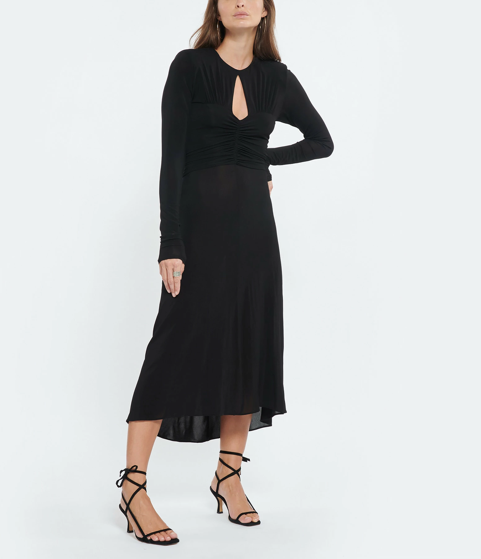 ISABEL MARANT Robe Jinelima Noir 3 ISABEL MARANT Robe Jinelima Noir - Image 3