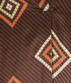 Alternative view of MOMONI Robe Biarritz Soie Losanges Multicolore