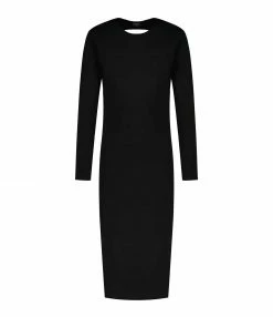 JEANNE VOULAND Robe Icha Dos Nu Coton Noir