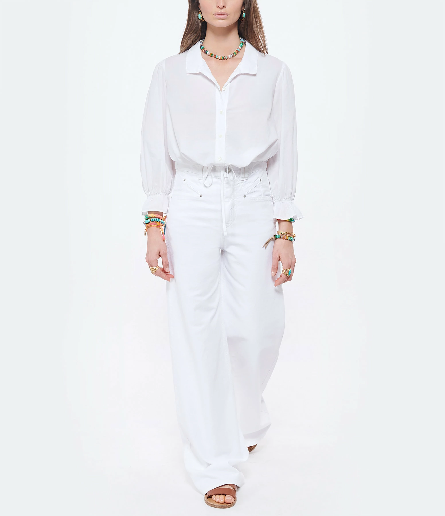 ISABEL MARANT Jean Lemony Denim Blanc 3 ISABEL MARANT Jean Lemony Denim Blanc - Image 3