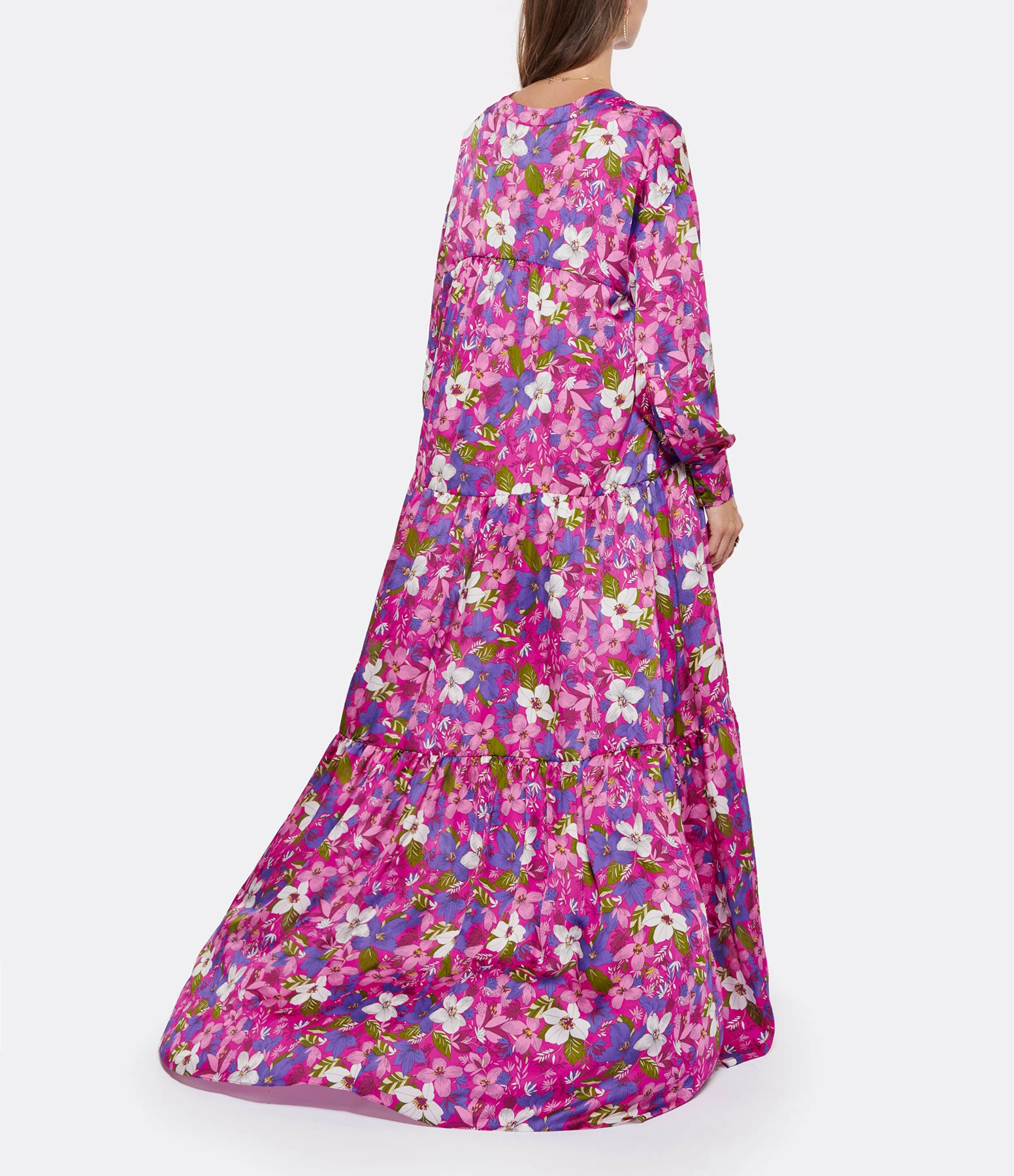 OUD Robe Monica Fleurie 4 OUD Robe Monica Fleurie - Image 4