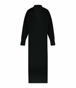 JEANNE VOULAND Robe Ina Laine Noir
