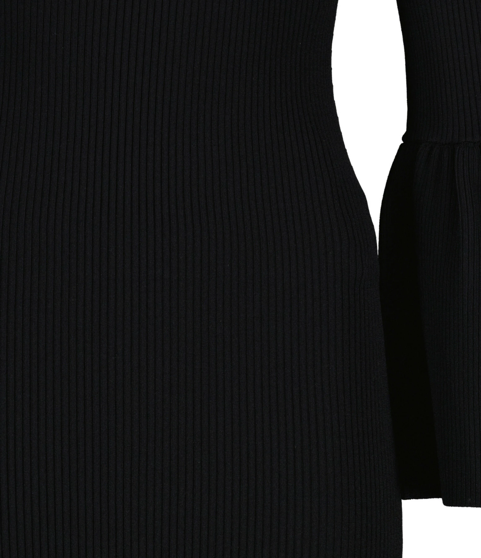 SELF PORTRAIT Robe Midi Maille Noir 2 SELF PORTRAIT Robe Midi Maille Noir - Image 2