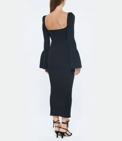 SELF PORTRAIT Robe Midi Maille Noir 8 SELF PORTRAIT Robe Midi Maille Noir -Boutique UGG unnamed file 2959