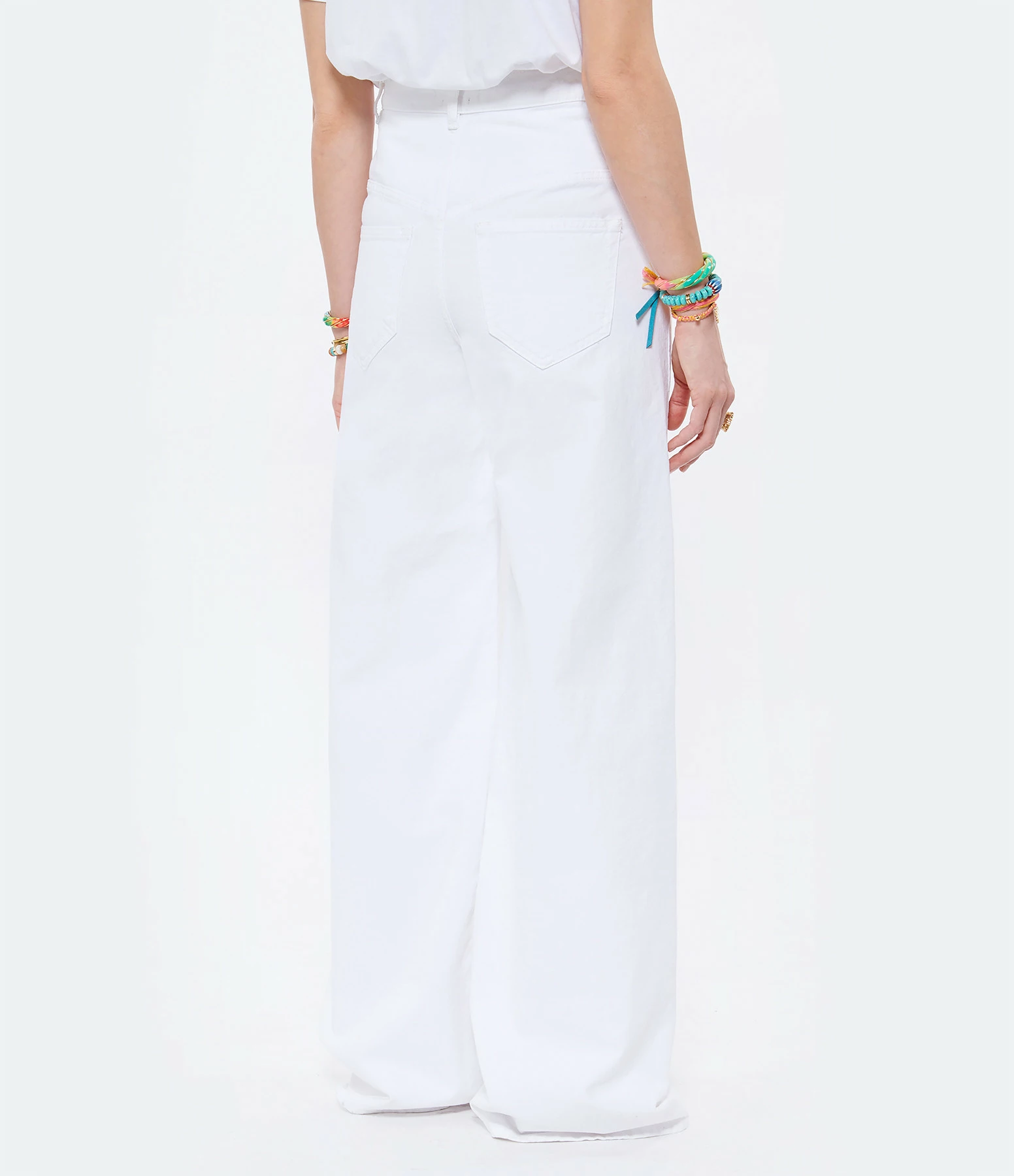 ISABEL MARANT Jean Lemony Denim Blanc 5 ISABEL MARANT Jean Lemony Denim Blanc - Image 5