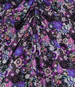 Alternative view of ISABEL MARANT Robe Albini Soie Ultra Violet