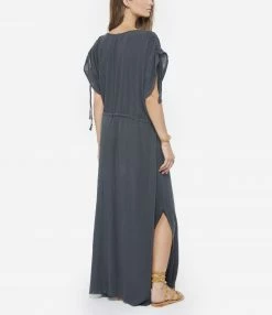 MAISON SAINT JULIEN Robe Alexandrie Longue Coton Midnight Blue -Boutique UGG unnamed file 2972