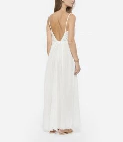 MAISON SAINT JULIEN Robe Palm Coton Blanc -Boutique UGG unnamed file 2992