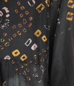 Alternative view of MES DEMOISELLES Robe Dewei Dos Nu Soie Ocre