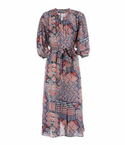 CHUFY Robe Maxi Ziggy Coton Marine