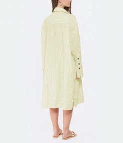 GANNI Robe Chemise Rayures Jaune 7 GANNI Robe Chemise Rayures Jaune -Boutique UGG unnamed file 3053