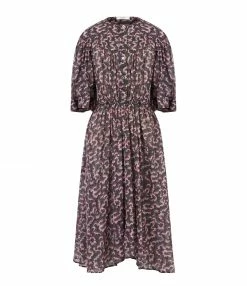 ISABEL MARANT ÉTOILE Robe Imaggy Coton Organique Noir Délavé
