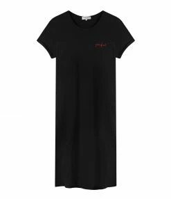 MAISON LABICHE Robe Piece Of Art Coton Lin Noir