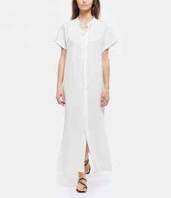 JEANNE VOULAND Robe Chemise Halen Gaze Coton Blanc 6 JEANNE VOULAND Robe Chemise Halen Gaze Coton Blanc -Boutique UGG unnamed file 3114