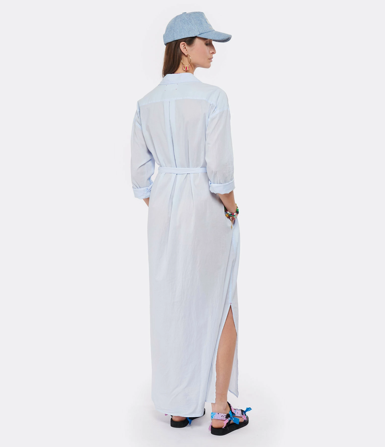 XIRENA Robe Hope Coton Bleu Sky 4 XIRENA Robe Hope Coton Bleu Sky - Image 4