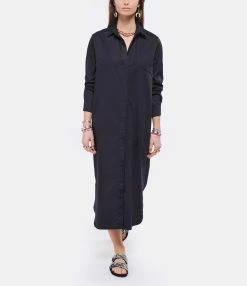 ANDREA LEV Robe Chemise Sienna Noir -Boutique UGG unnamed file 3153