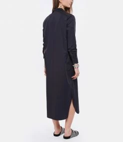 ANDREA LEV Robe Chemise Sienna Noir -Boutique UGG unnamed file 3154