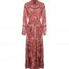 GOLDEN GOOSE Robe Chemise Golden Bandana Rouge