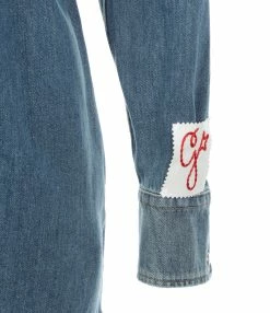 GOLDEN GOOSE Robe Chemise Golden Denim Bleu 8 GOLDEN GOOSE Robe Chemise Golden Denim Bleu -Boutique UGG unnamed file 3168