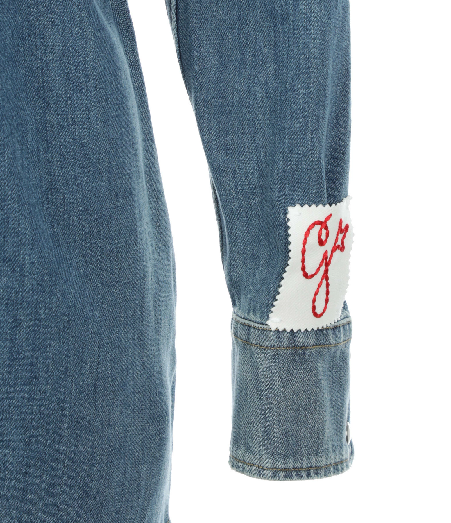 GOLDEN GOOSE Robe Chemise Golden Denim Bleu 3 GOLDEN GOOSE Robe Chemise Golden Denim Bleu - Image 3