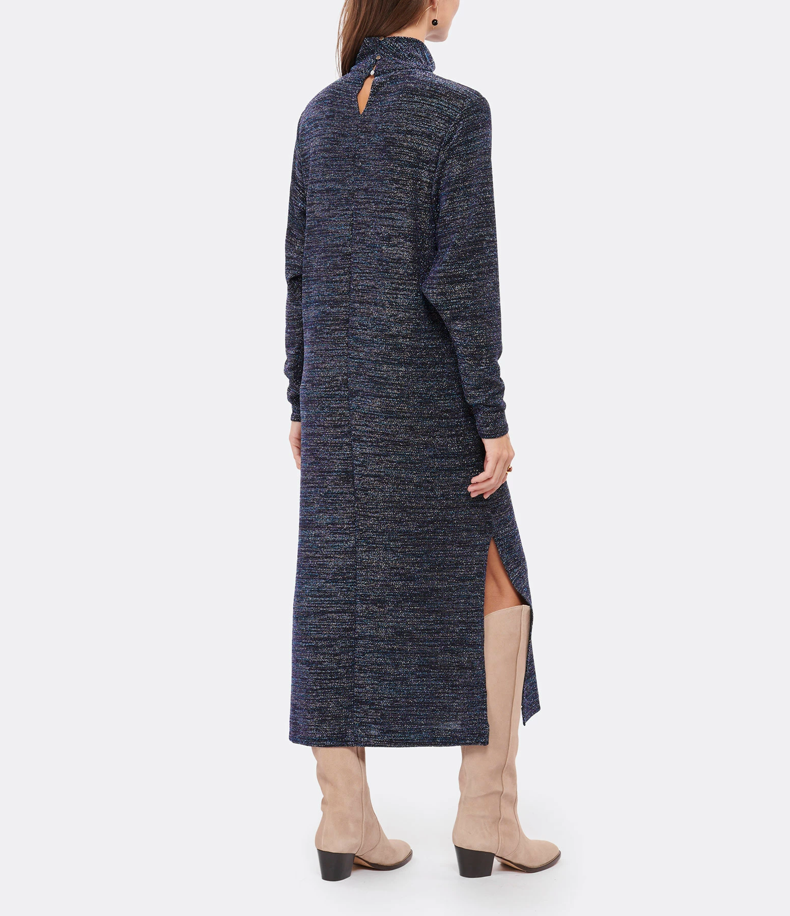 ROSEANNA Robe Othello Bleu Minuit 4 ROSEANNA Robe Othello Bleu Minuit - Image 4