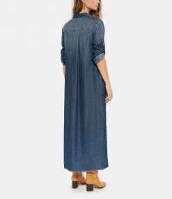 BELLA DAHL Robe Chemise Maxi Dark Ombre Wash -Boutique UGG unnamed file 3180