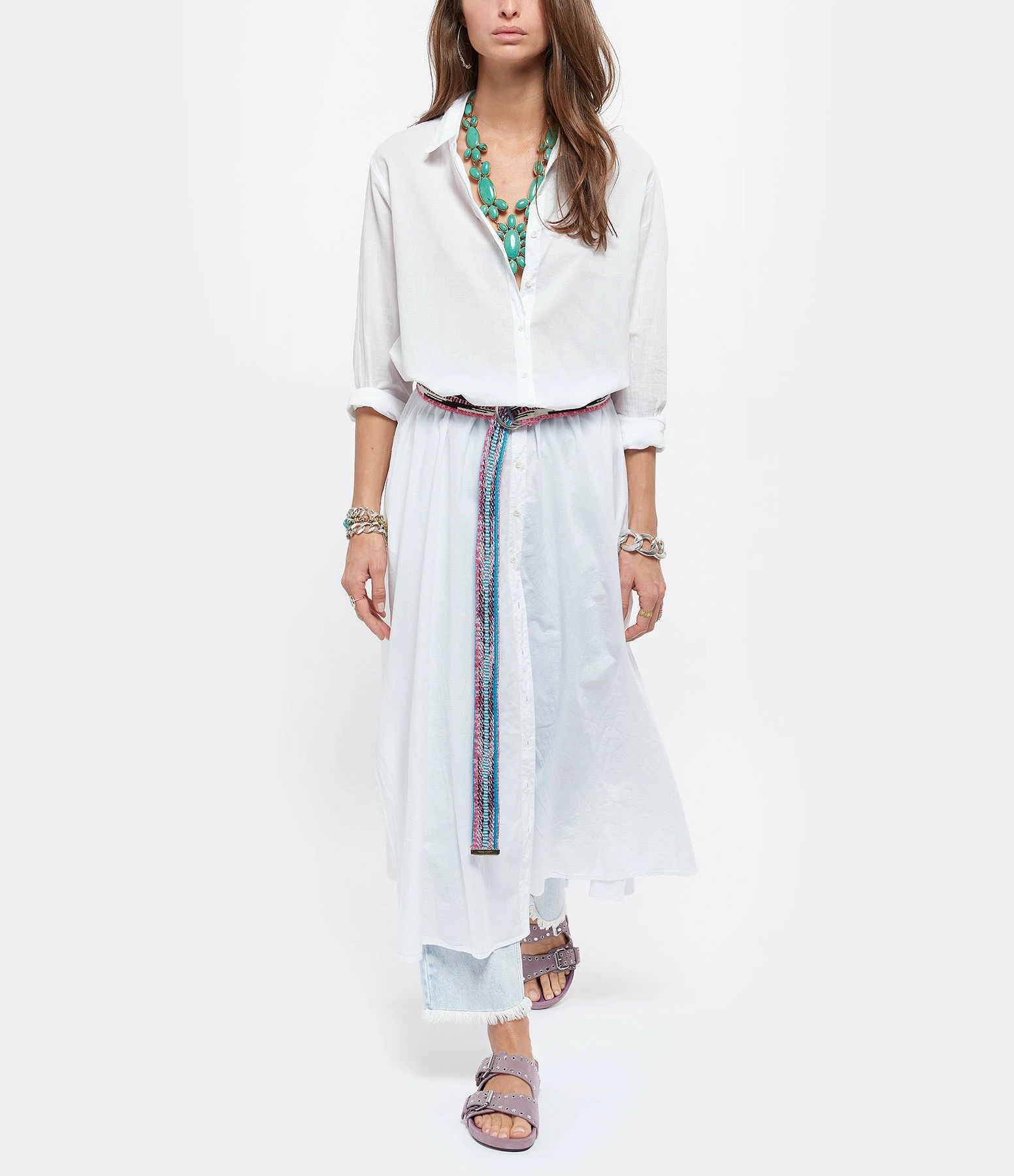 XIRENA Robe Boden Coton Blanc 3 XIRENA Robe Boden Coton Blanc - Image 3