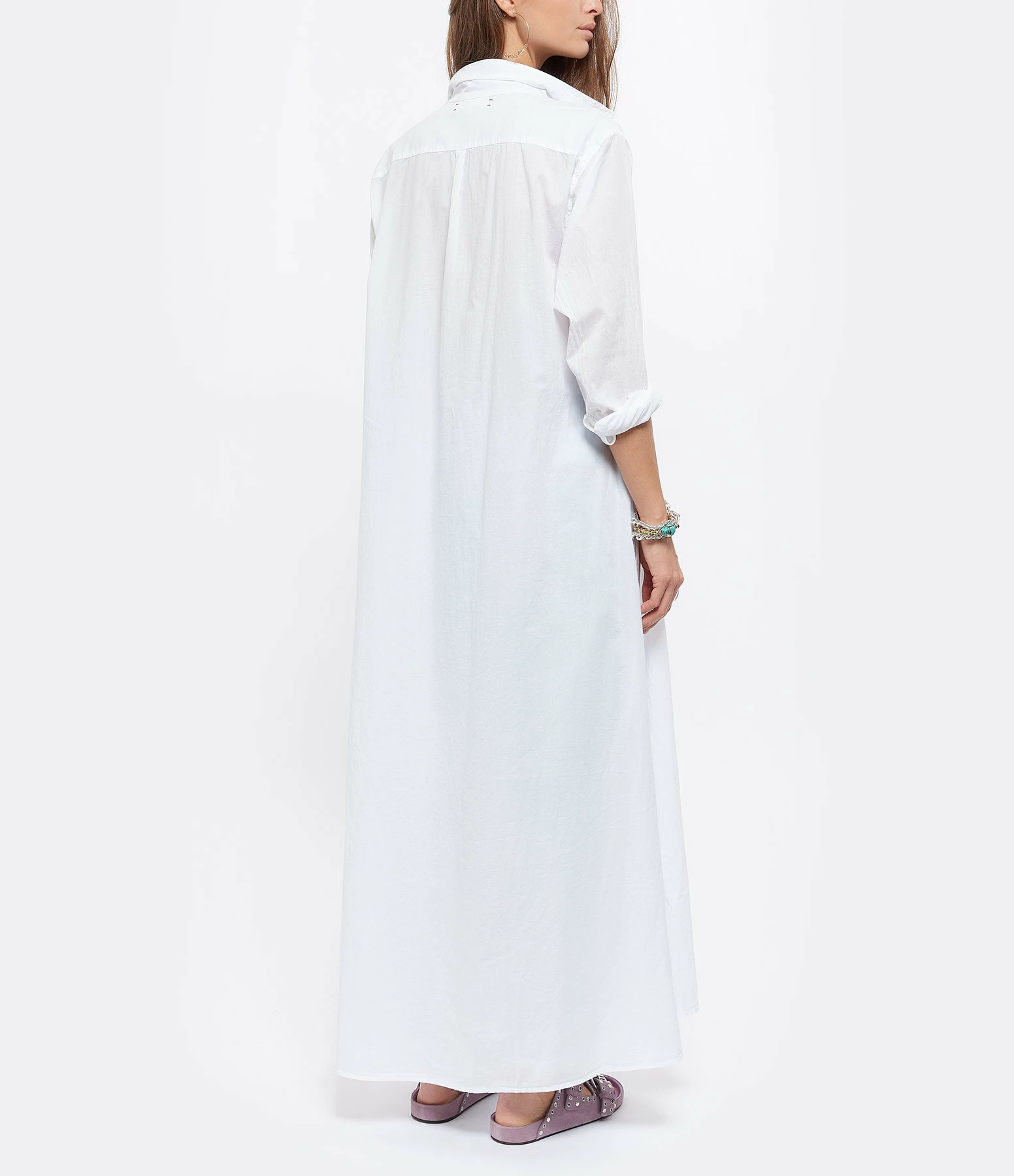 XIRENA Robe Boden Coton Blanc 4 XIRENA Robe Boden Coton Blanc - Image 4