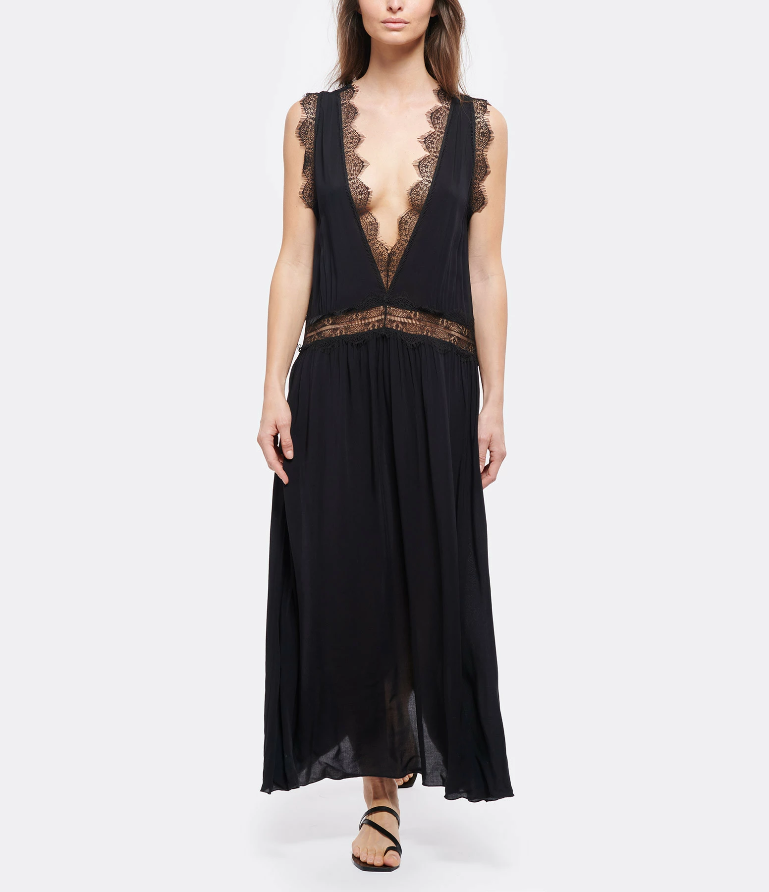 JEANNE VOULAND Robe Deva Dentelle Noir 3 JEANNE VOULAND Robe Deva Dentelle Noir - Image 3