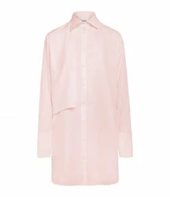 MARGAUX LONNBERG Robe Sotto Coton Rose