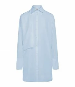 MARGAUX LONNBERG Robe Sotto Coton Bleu