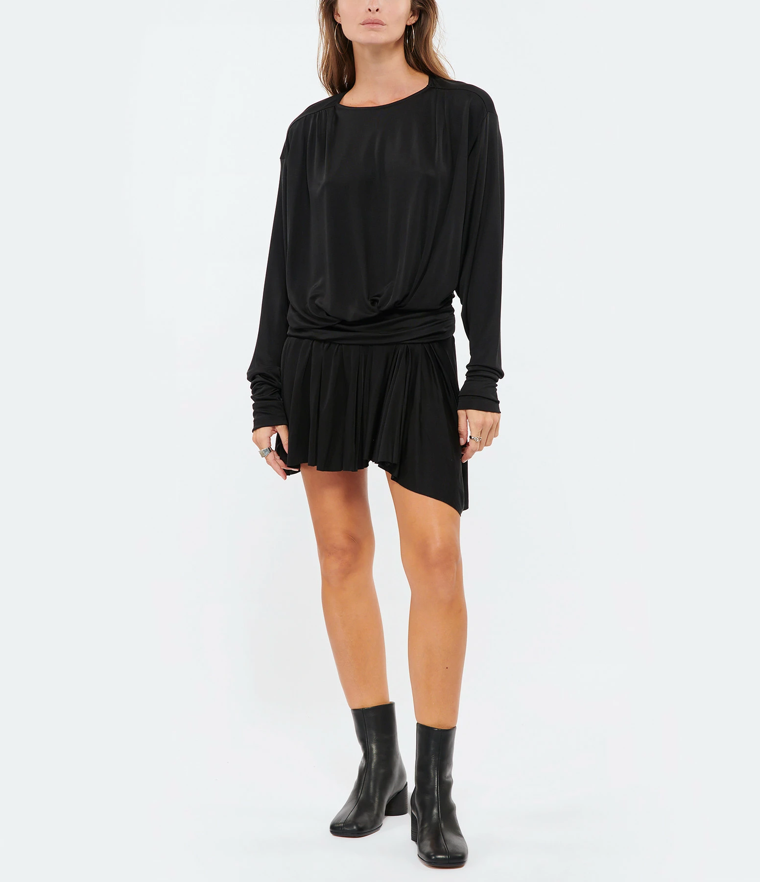 ISABEL MARANT Robe Junco Soie Noir 3 ISABEL MARANT Robe Junco Soie Noir - Image 3