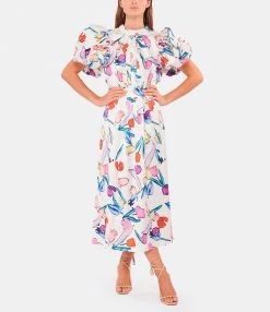 Alternative view of ROTATE Robe Noon Fleurie
