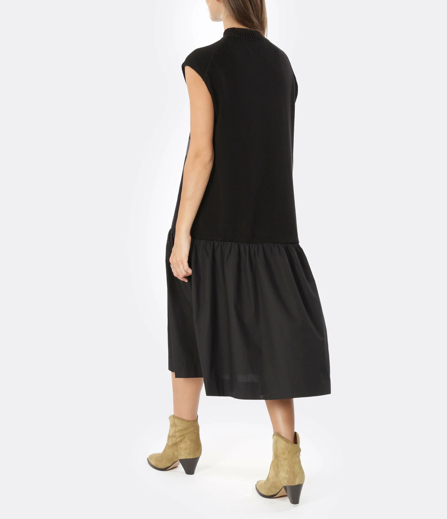 CLOSED Robe Coton Noir 3 CLOSED Robe Coton Noir - Image 3
