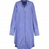 CLOSED Robe Chemise Coton Bleu