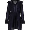 ISABEL MARANT ÉTOILE Robe Limpeza Dentelle Coton Bleu Nuit