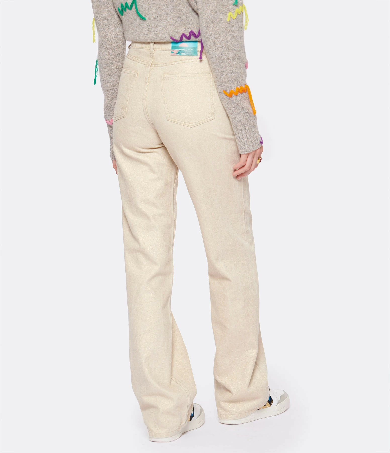 MODETROTTER Jean Nathan Thiou Coton Beige Doré 5 MODETROTTER Jean Nathan Thiou Coton Beige Doré - Image 5