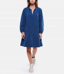 A.P.C. Robe Natalia Coton Bleu Indigo Délavé -Boutique UGG unnamed file 3316