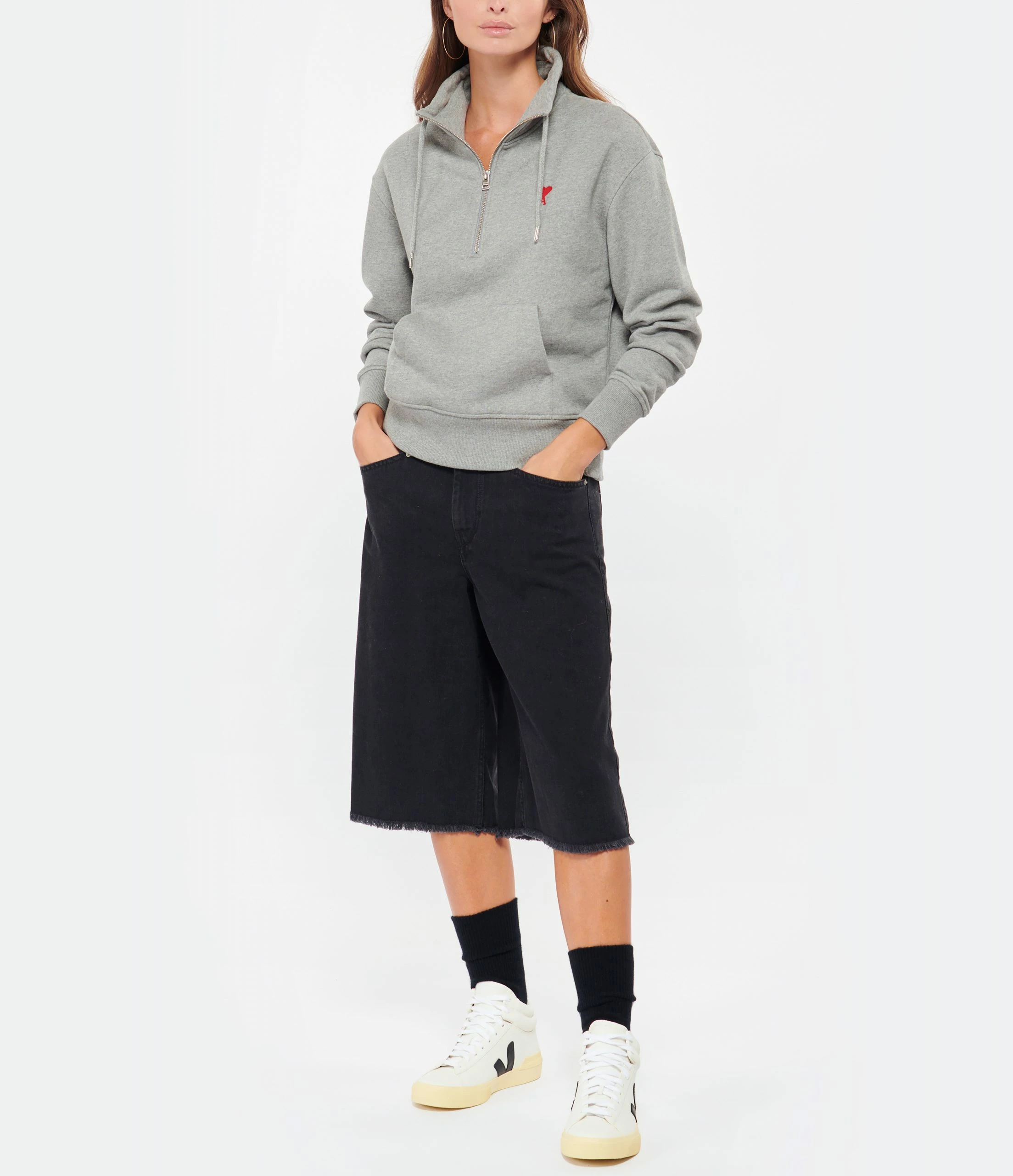 ISABEL MARANT Short Natalina Denim Coton Noir 6 ISABEL MARANT Short Natalina Denim Coton Noir - Image 6