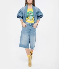 ISABEL MARANT Bermuda Natalina Denim Coton Bleu -Boutique UGG unnamed file 3362